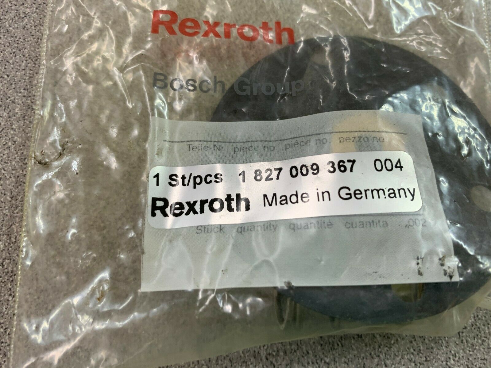 NEW IN BAG REXROTH REPAIR KIT 1 827 009 367 004