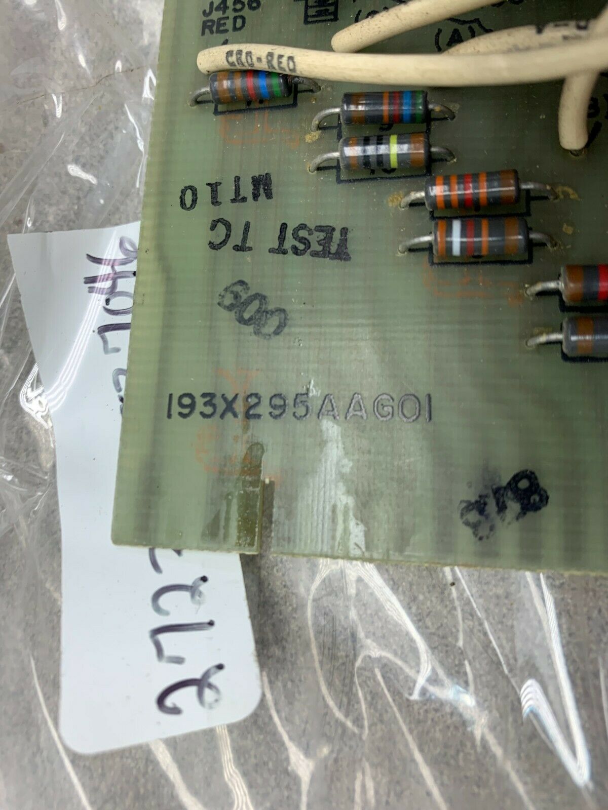 USED GENERAL ELECTRIC CIRCUIT BOARD 193X295AAG01