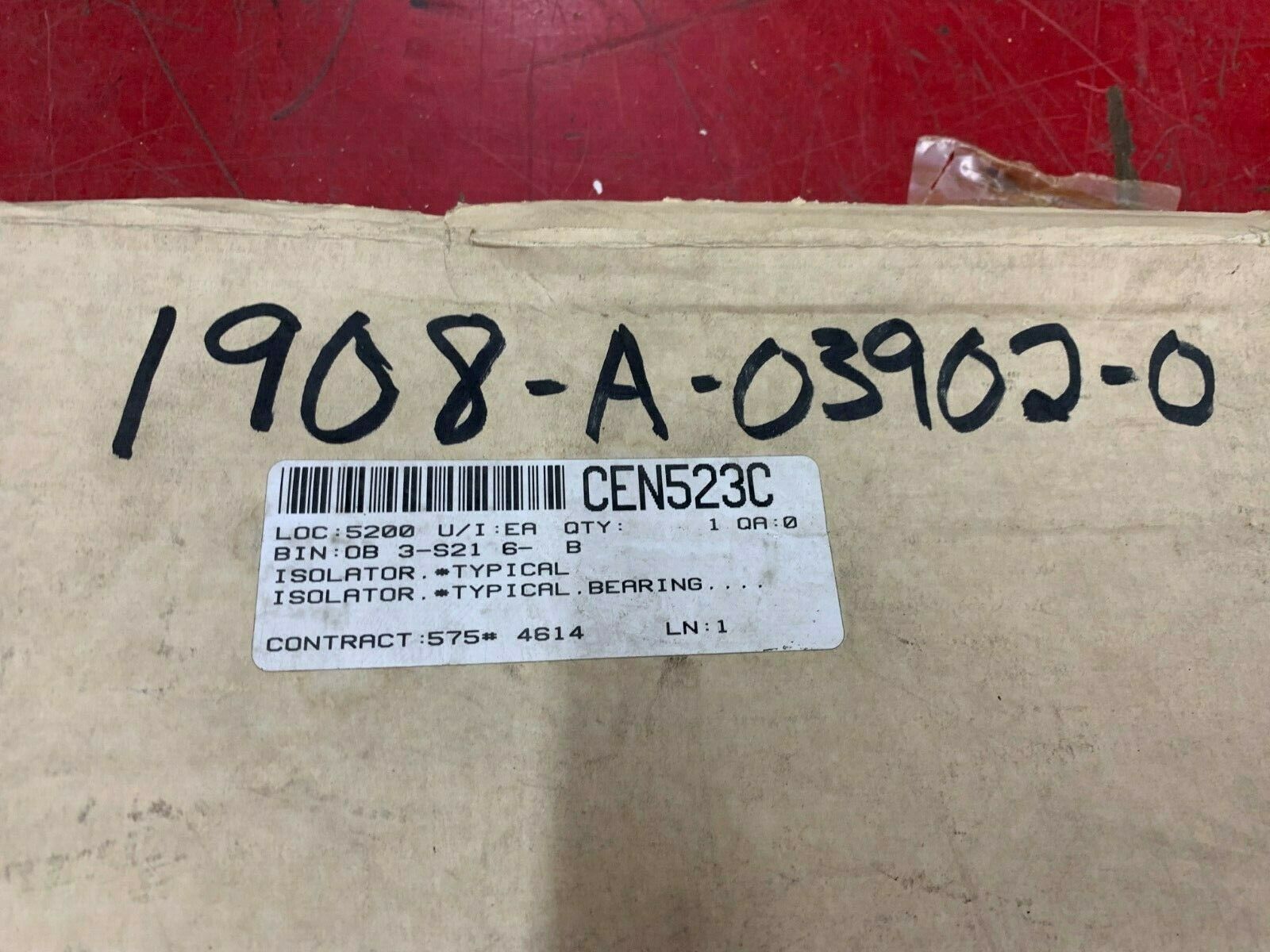 NEW IN BOX INPRO 1908-A-03902-0 ISOLATOR BEARING