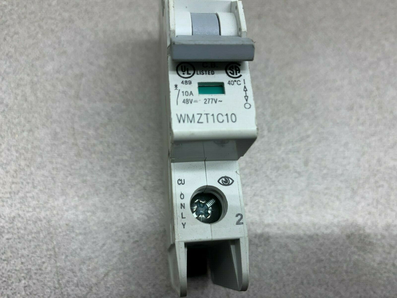 NEW TAKEOUT EATON 10 AMP CIRCUIT BREAKER WMZT1C10