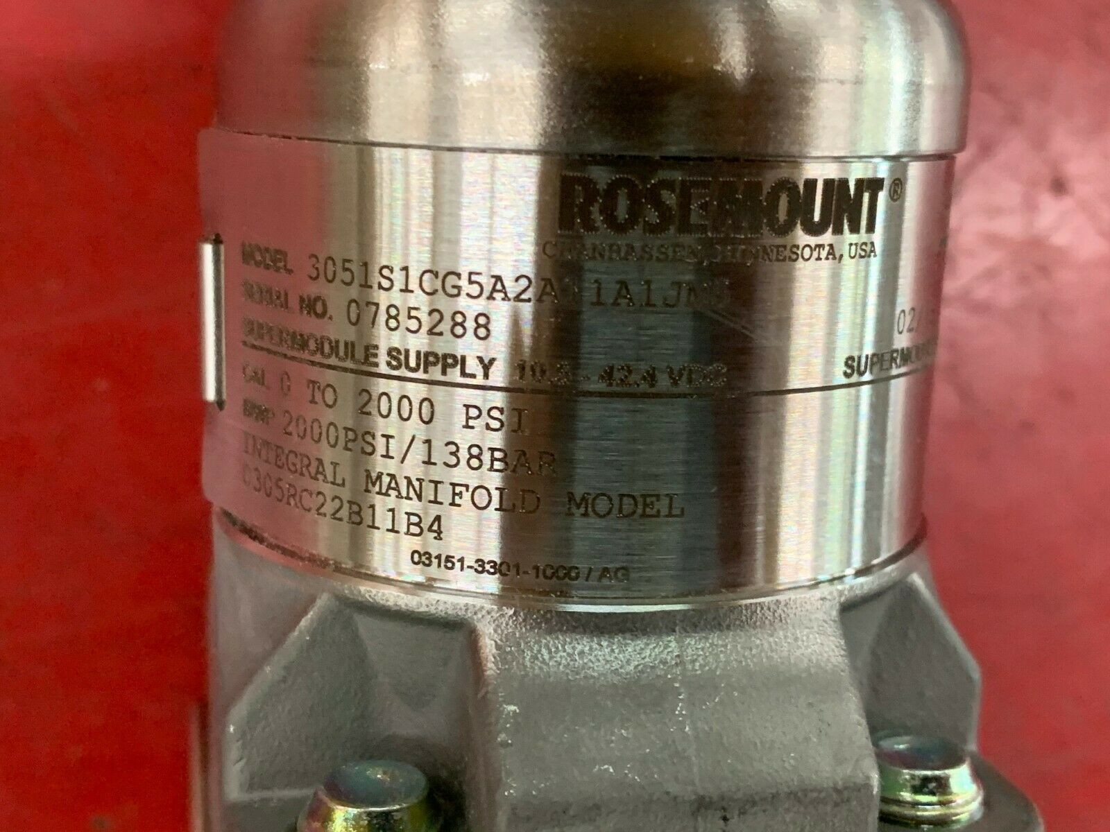 NEW IN BOX ROSEMOUNT 3051S1CG5A2A11A1JM5 TRANSMITTER WITH 0305RC22B11B4