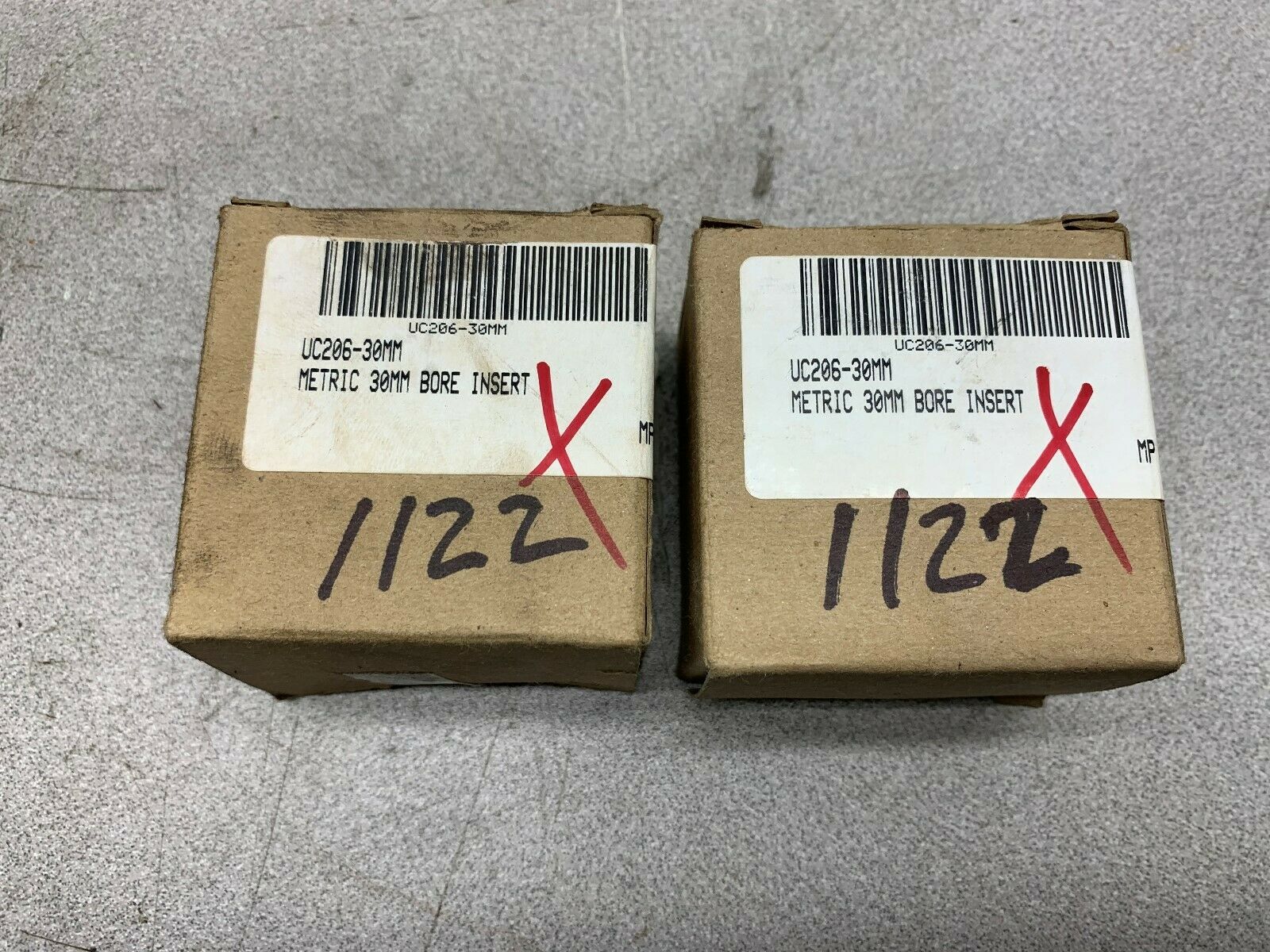 LOT OF 2 NEW IN BOX PEER BEARING UC206-30MM