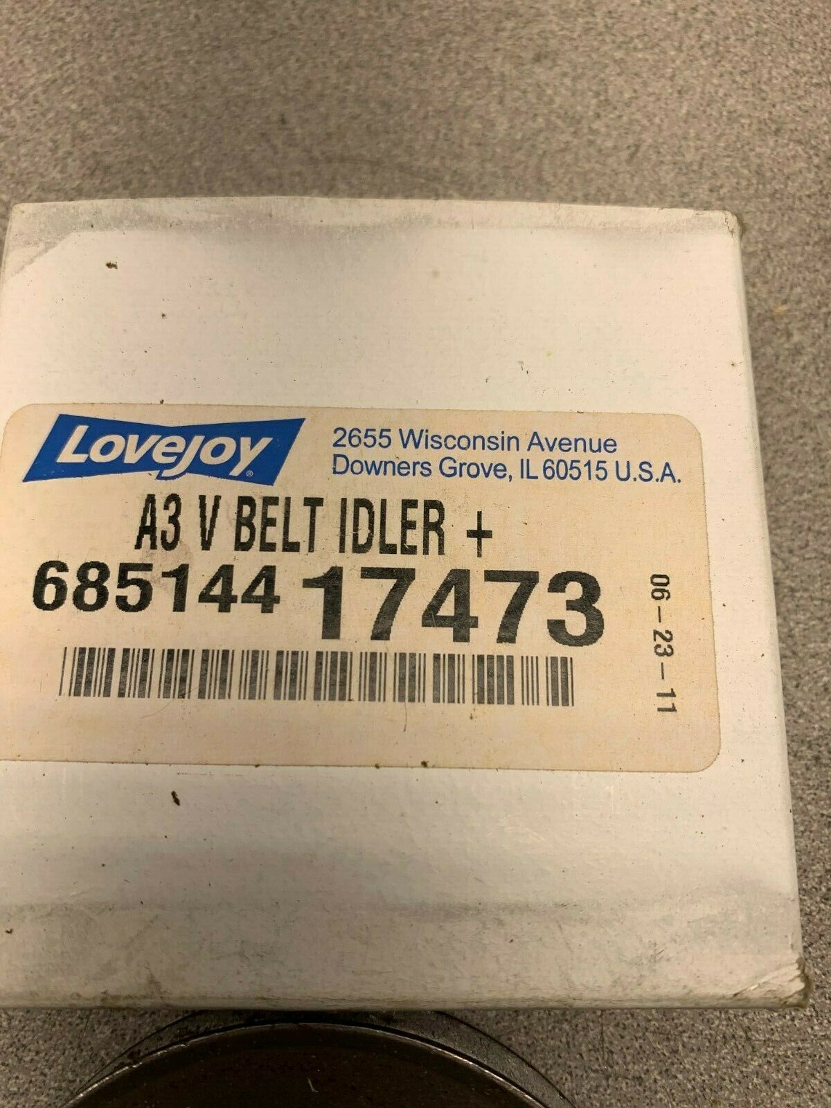 NEW IN BOX LOVEJOY A3 V BELT IDLER 17473