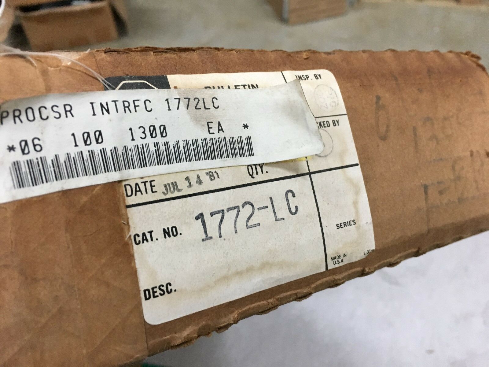 NEW IN BOX ALLEN-BRADLEY PROCESSOR INTERFACE MODULE 1772-LC