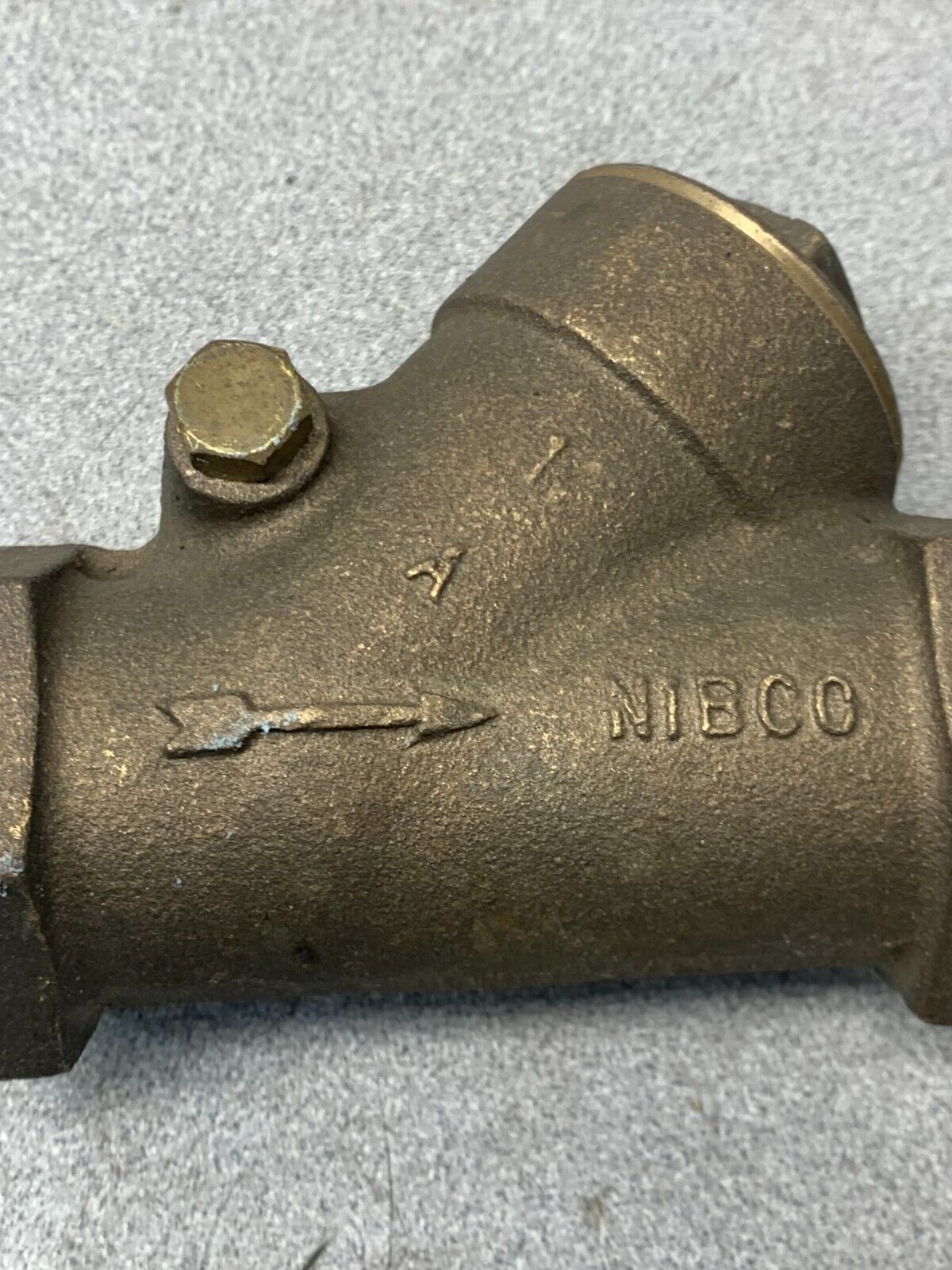 NEW NO BOX NIBCO 1" Y-PATTERN SWING CHECK VALVE 300SWP 600CWP