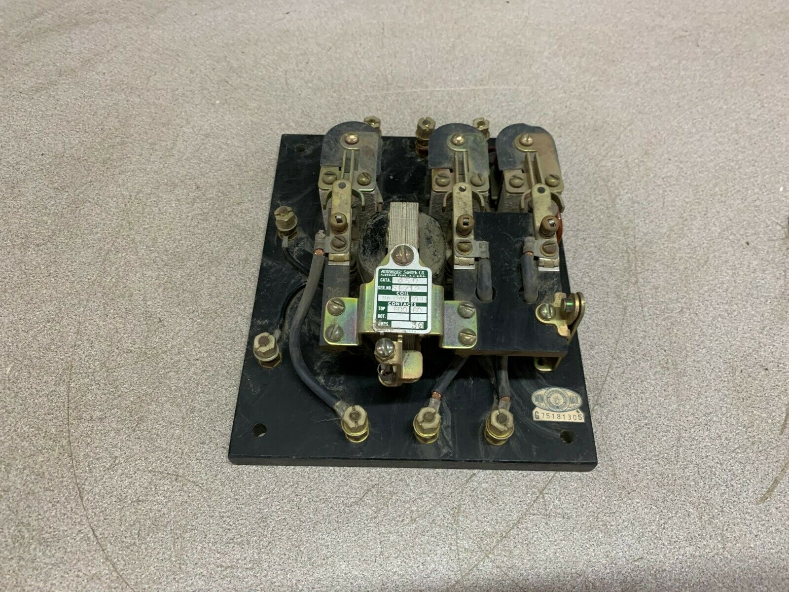 USED ASCO CONTACTOR 110-120V. COIL 350