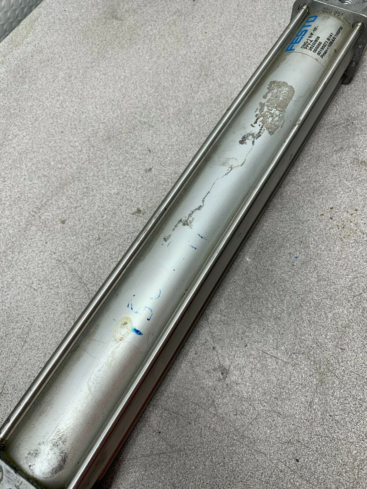 USED FESTO PNEUMATIC AIR CYLINDER DNG-1 5/8"-10"-PPV-A