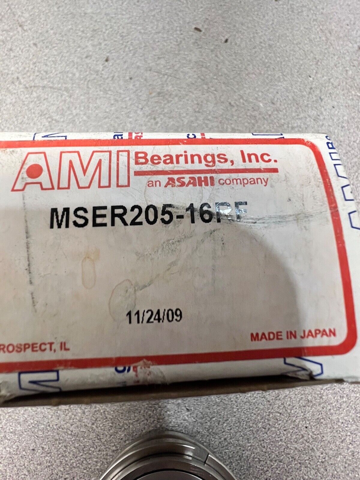 NEW IN BOX ASAHI MSER205-16RF INSERT BEARING MSER205-16