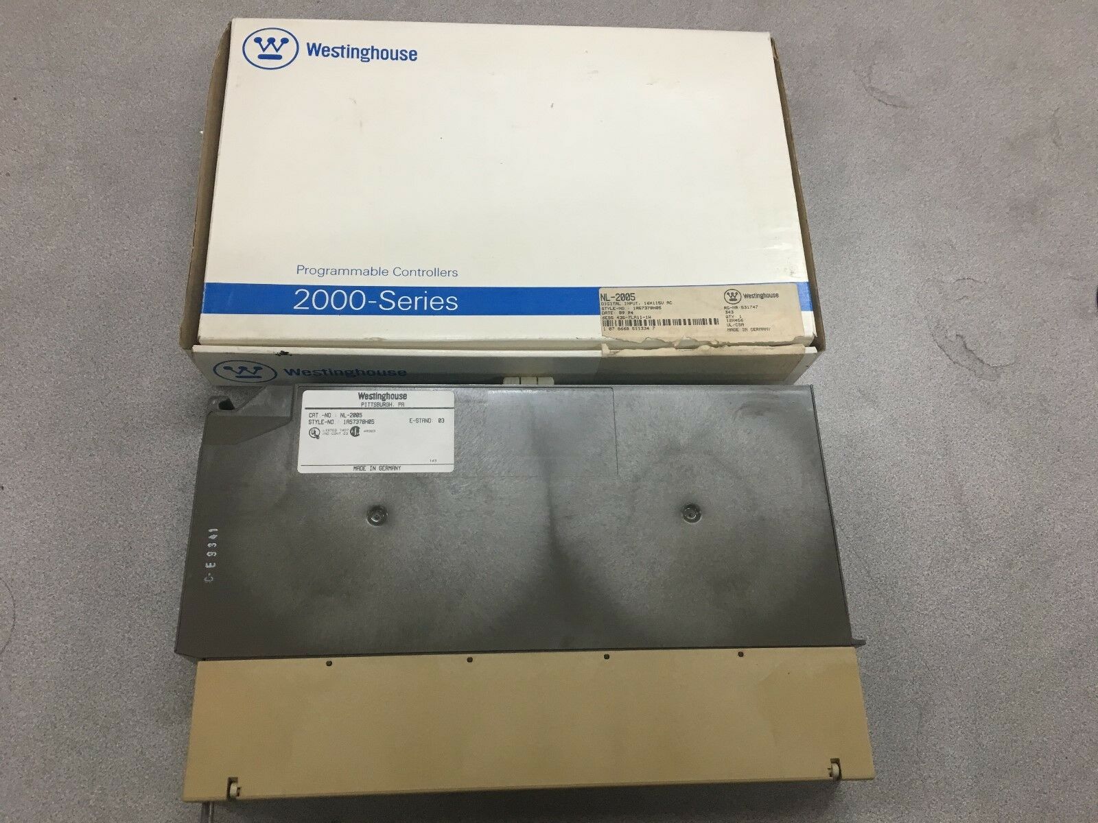 NEW IN BOX WESTINGHOUSE DIGITAL INPUT MODULE NL-2005