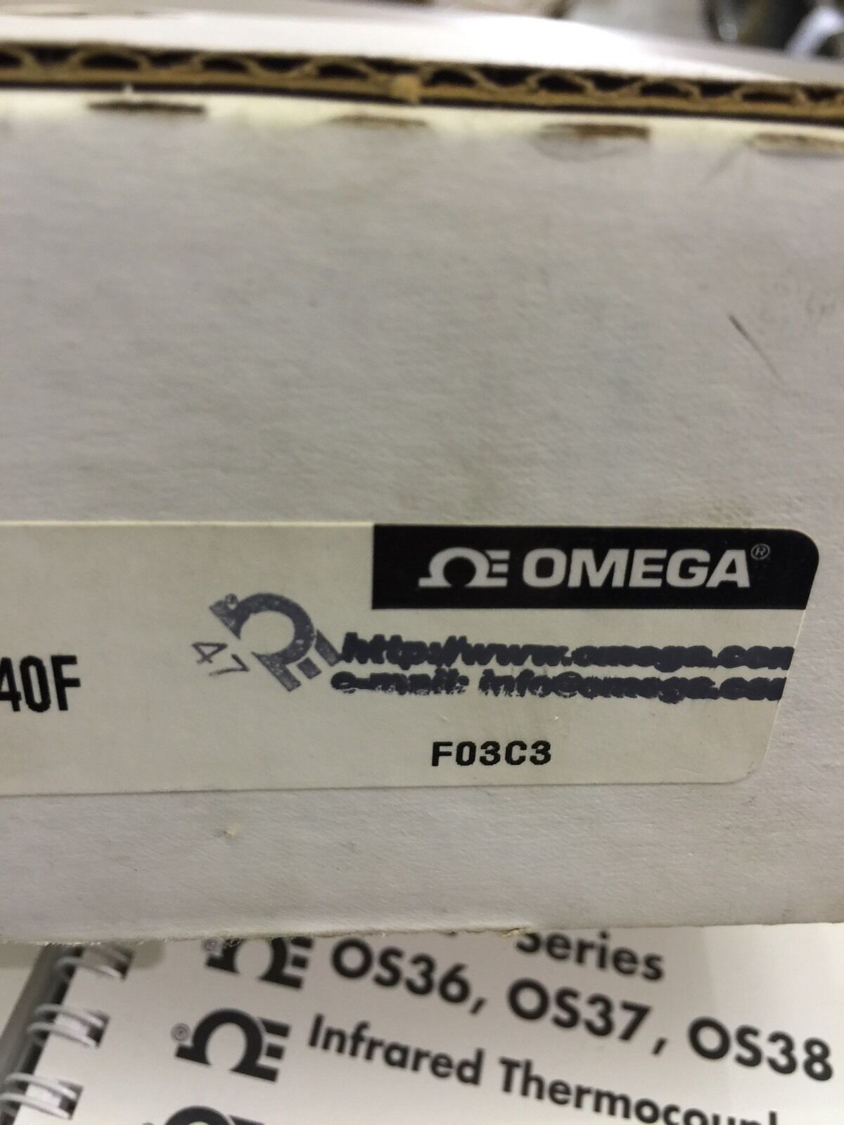 NEW IN BOX OMEGA INFRARED THERMOCOUPLE SENSOR OS36-5-J-140F