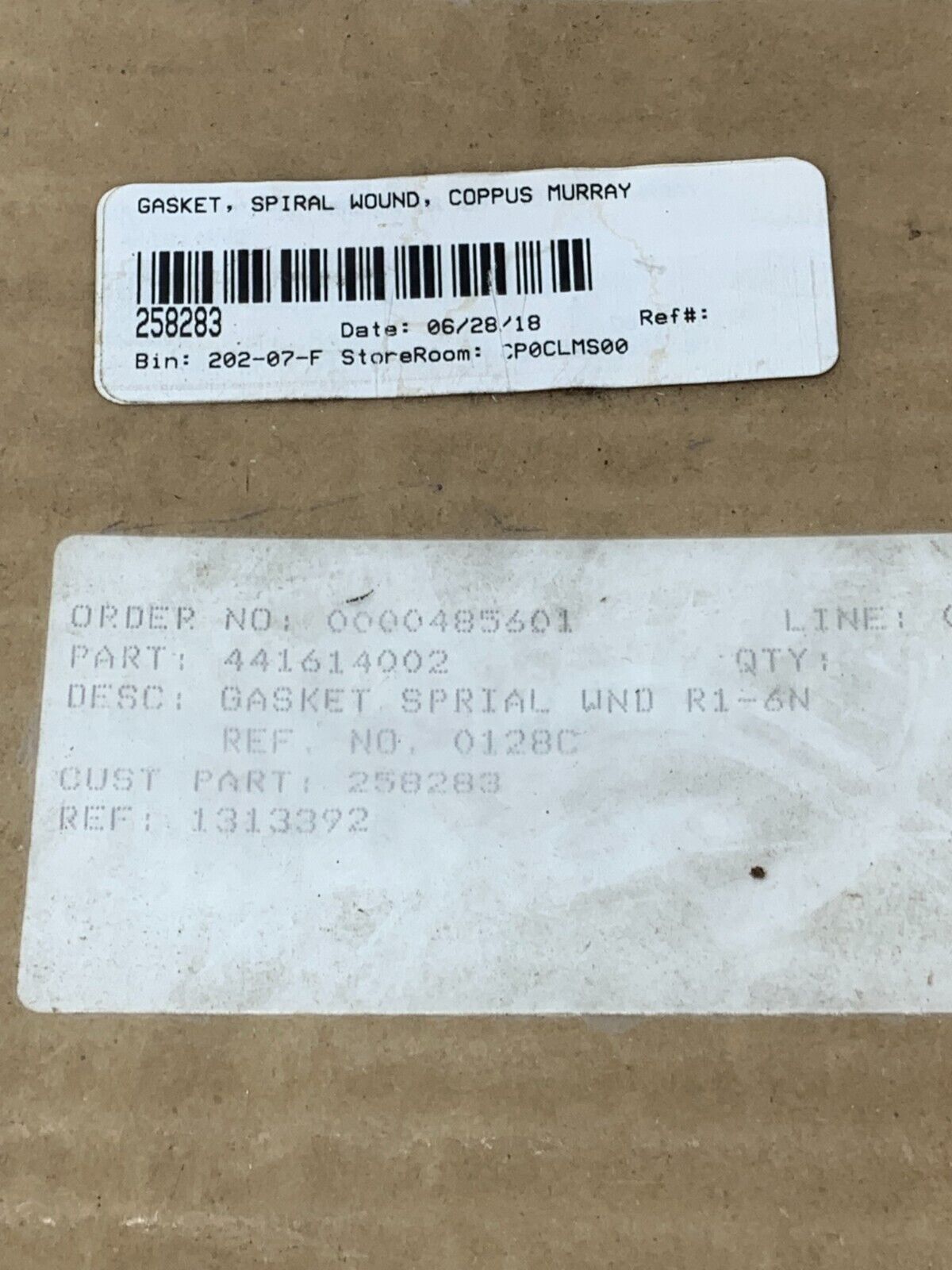 NEW DRESSER-RAND 258283 SPIRAL WOUND GASKET 441614002