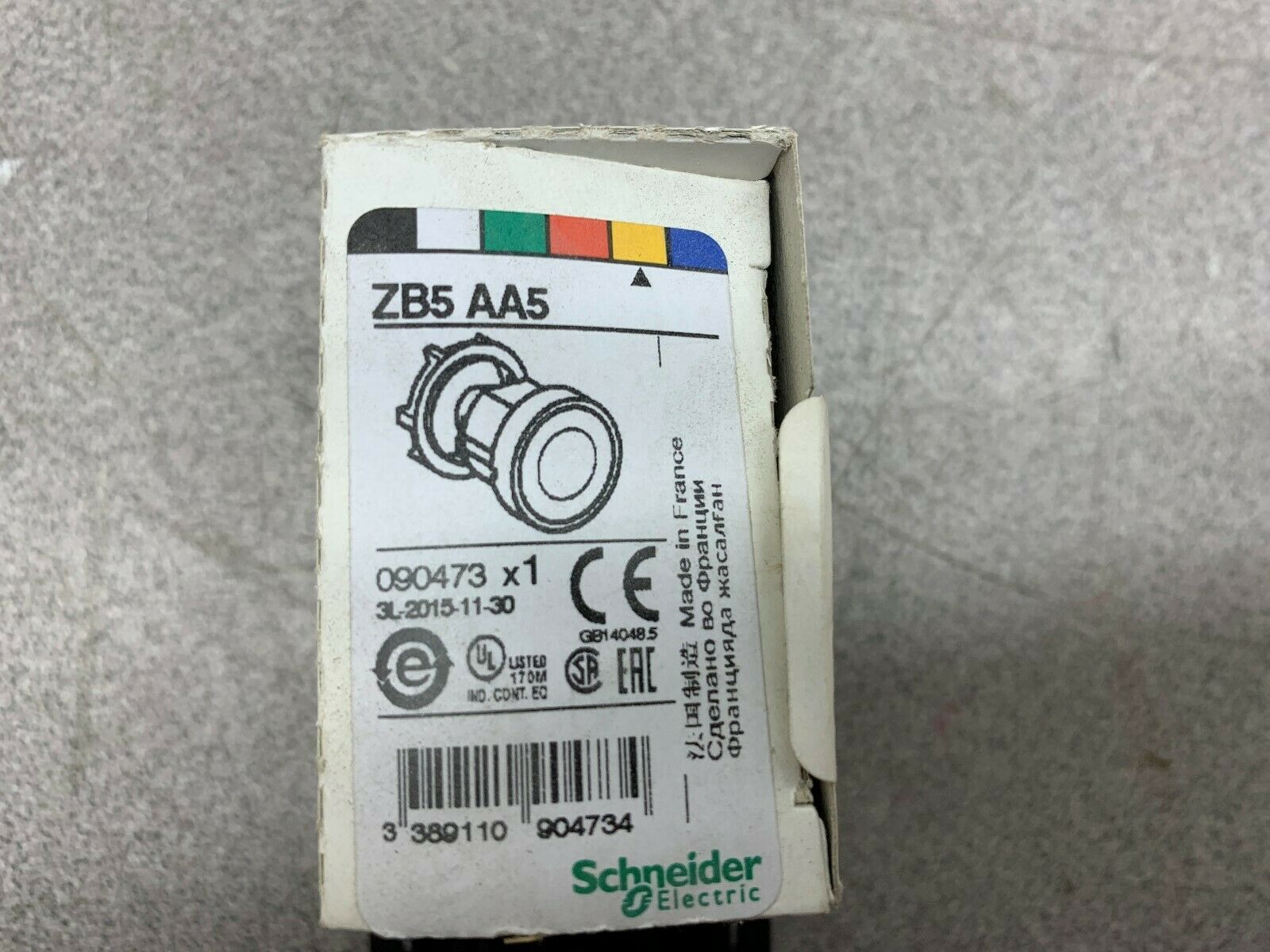 NEW IN BOX SCHNEIDER ELECTRIC PUSH BUTTON HEAD ZB5 AA5