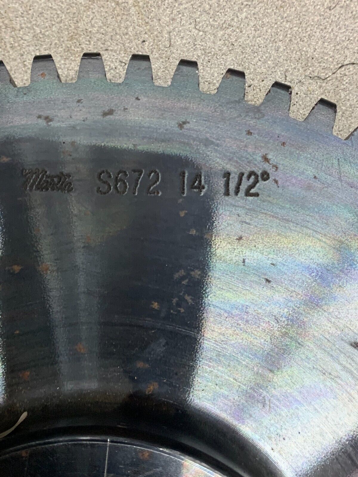 NEW NO BOX MARTIN SPUR GEAR S672 14 1/2