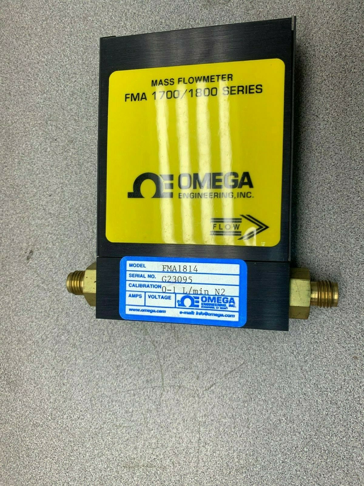 NEW IN BOX OMEGA MASS FLOW METER FMA1814