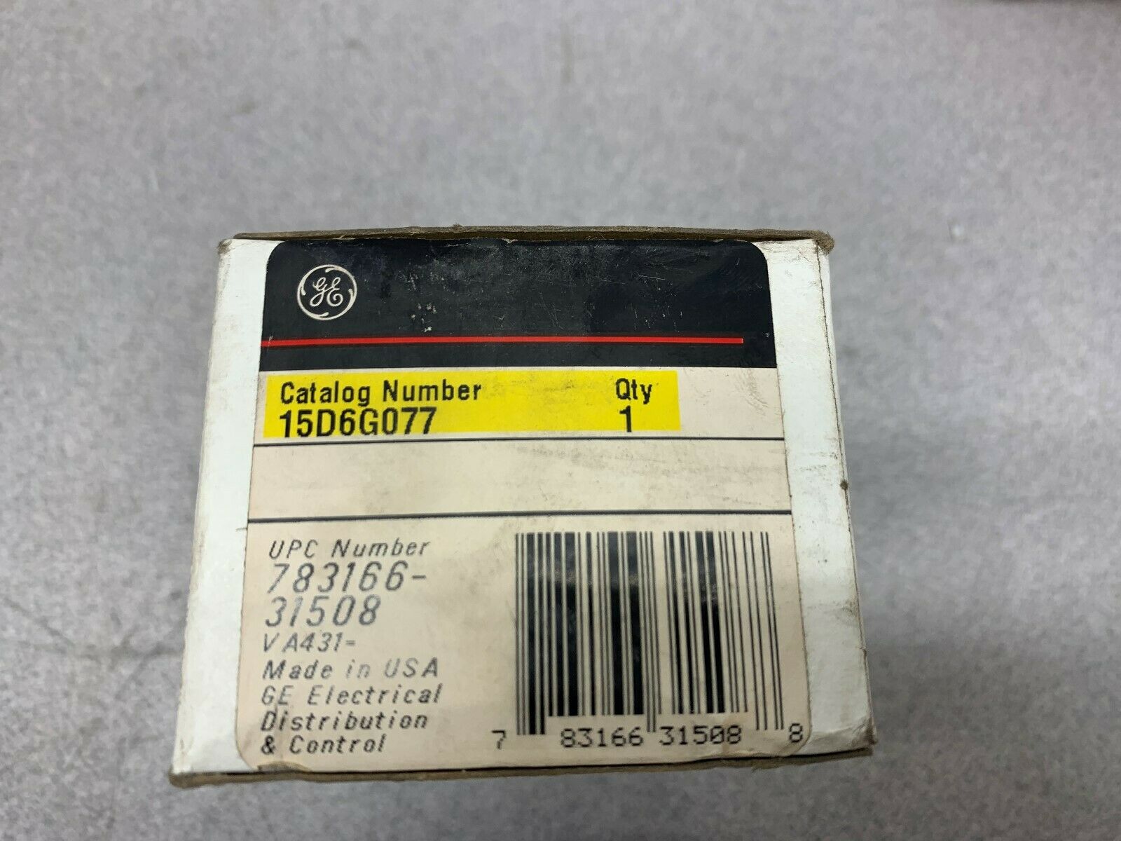 NEW IN BOX GE COIL 15D6G077