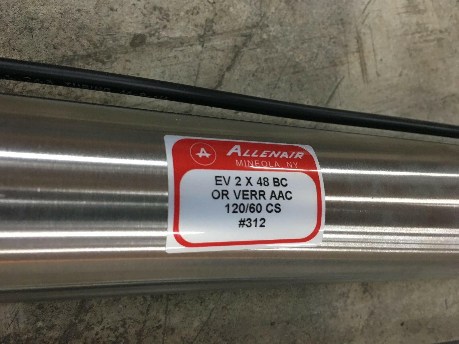 NEW NO BOX ALLENAIR CYLINDR EV 2 X 48 BC OR VERR AAC 120/60 CS