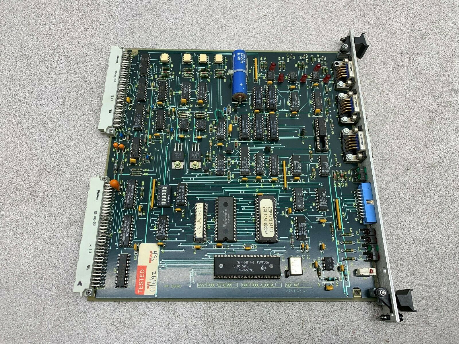 USED PRESSTECH VMP BOARD 7606-8270 PART# 7606-8260 01