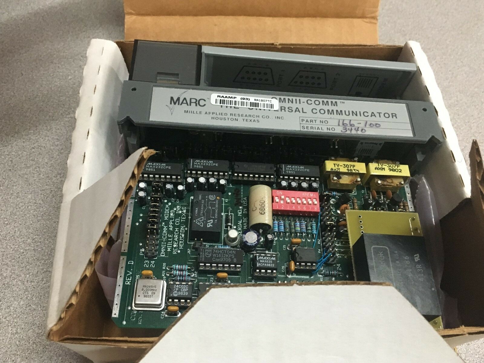 NEW IN BOX MARC COMMUNICATION MODULE 166-100 FOR ALLEN-BRADLEY SLC 500