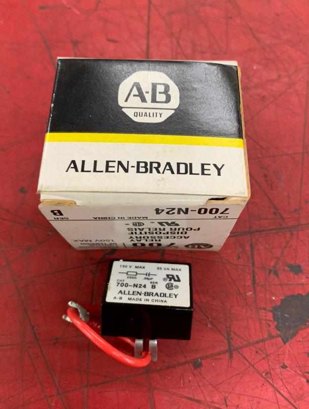 LOT OF 8 NEW IN BOX ALLEN BRADLEY RELAY ACCESSORY 700-N24 SERIES B AND A