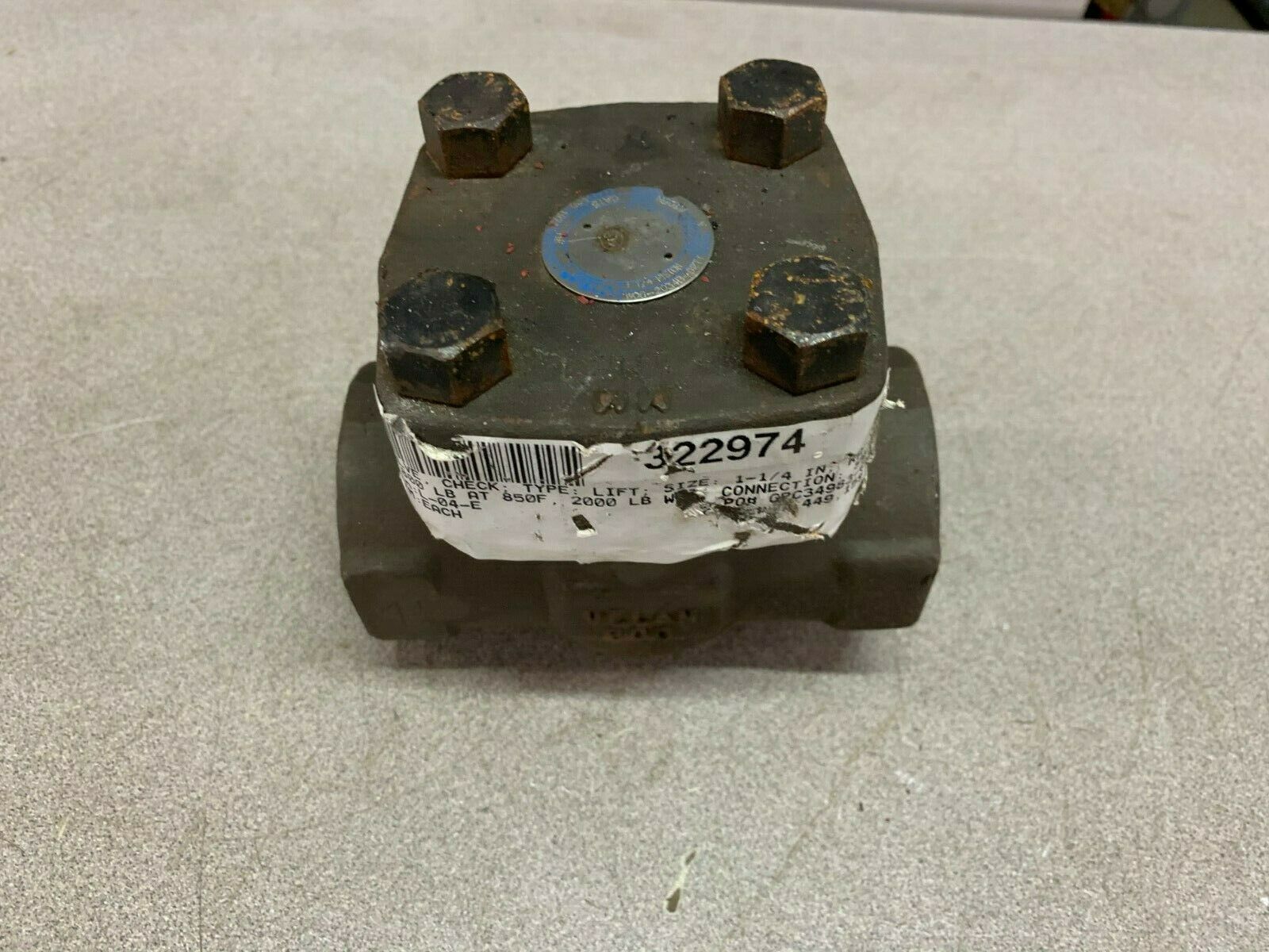 NEW NO BOX VELAN 2637-309-118 VALVE A105N CA15 W06-20348-02TY