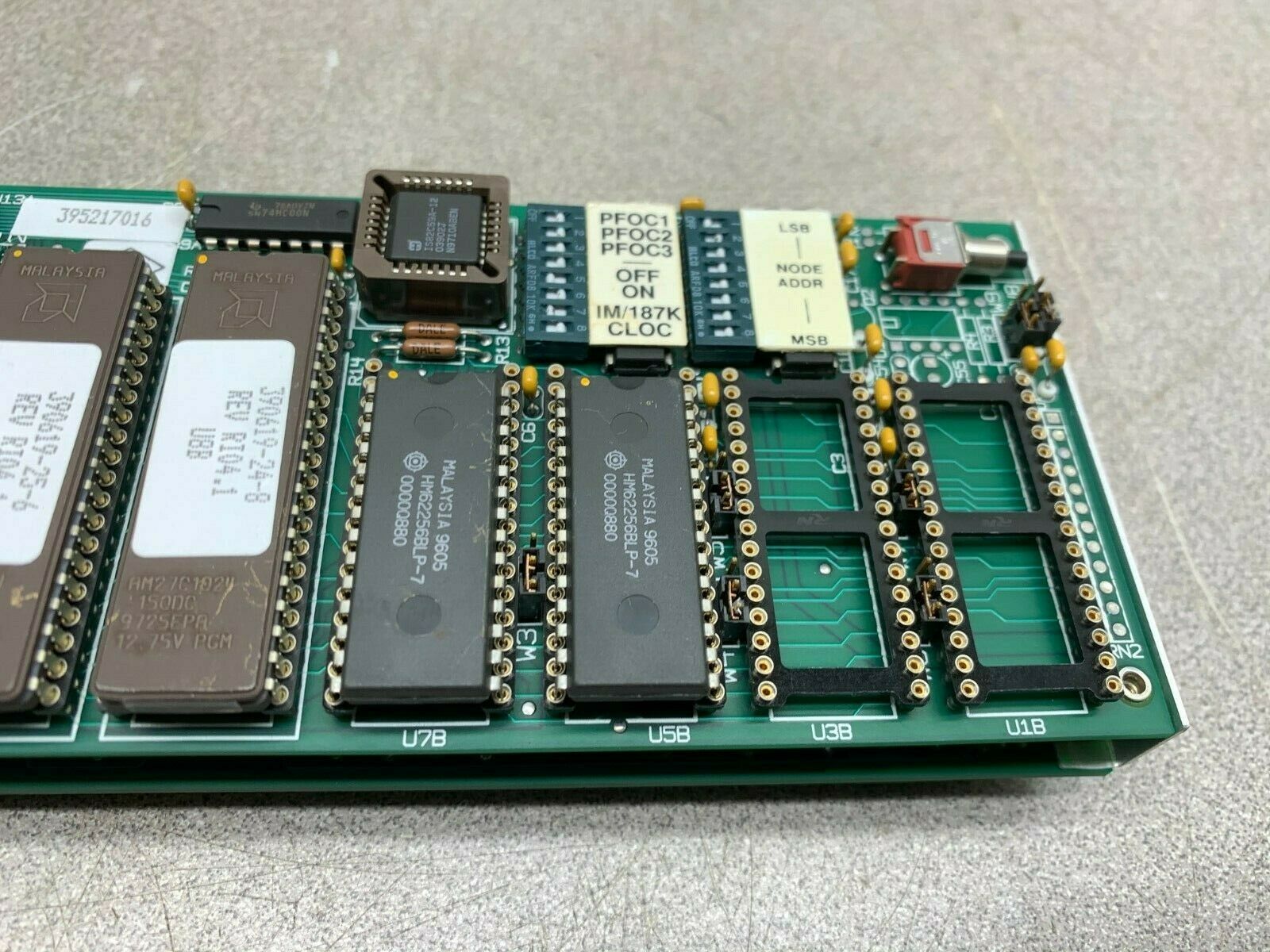 USED EMERSON BRISTOL BABCOCK 2-BOARD CPU ASSEMBLY BOARD 395217016