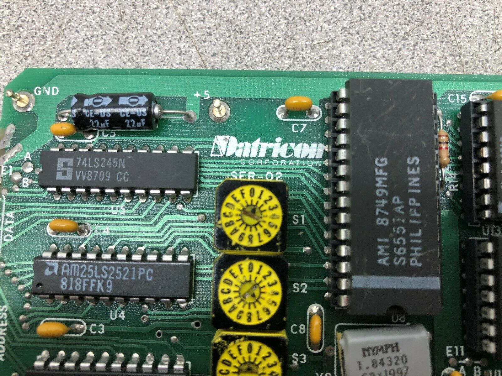 USED DATRICON CIRCUIT BOARD 12383-F