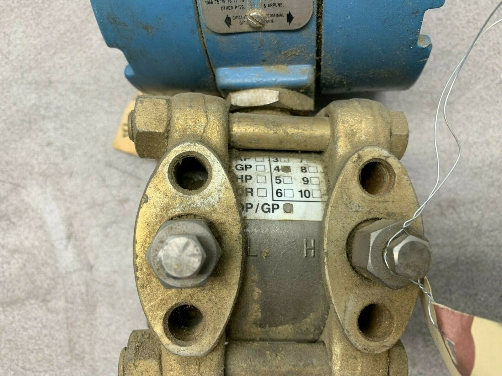 USED ROSEMOUNT PRESSURE TRANSMITTER 1151DP4E12B1