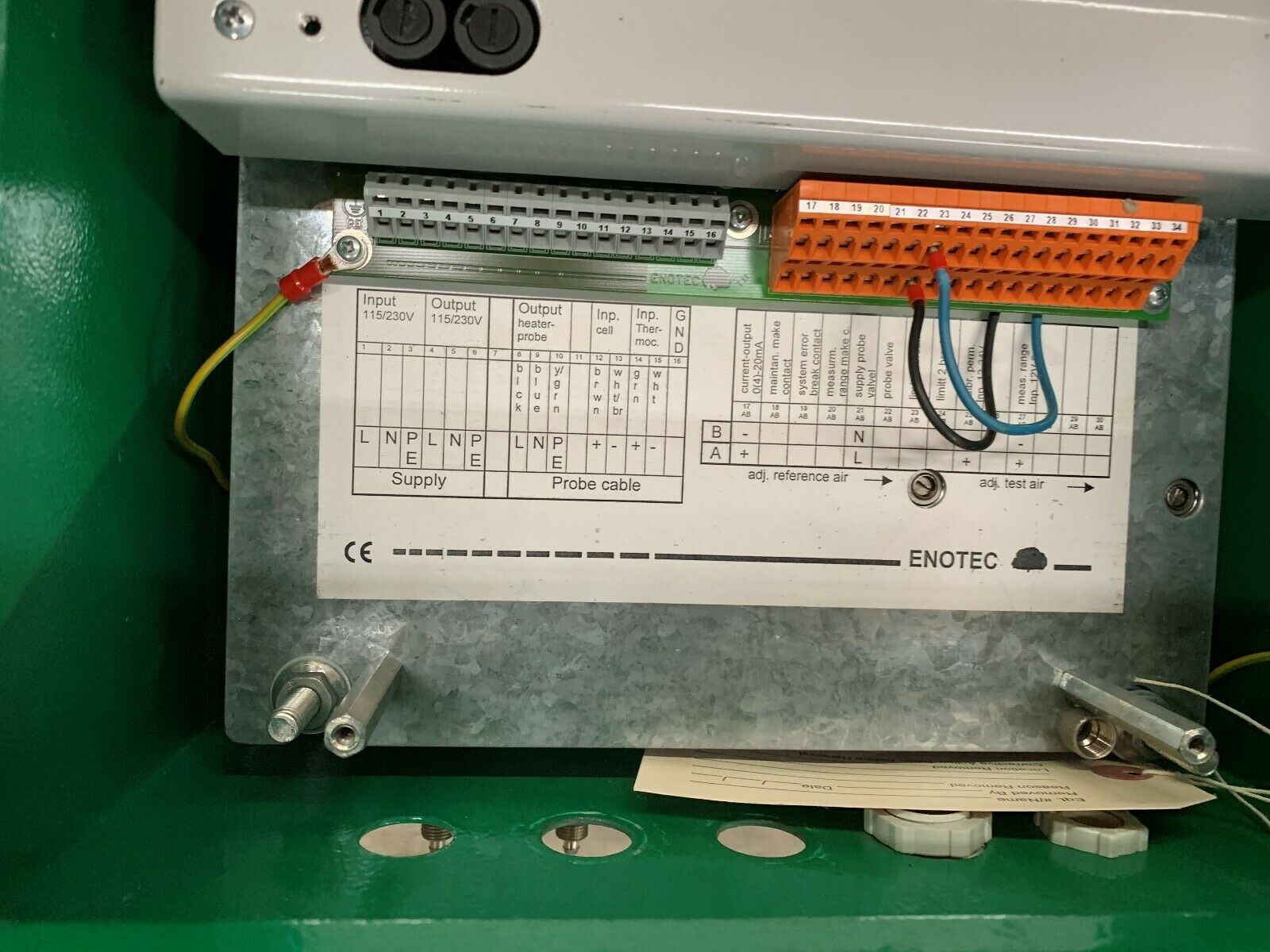 USED ENOTEC GAS ANALYZER SYSTEM OXITEC 5000