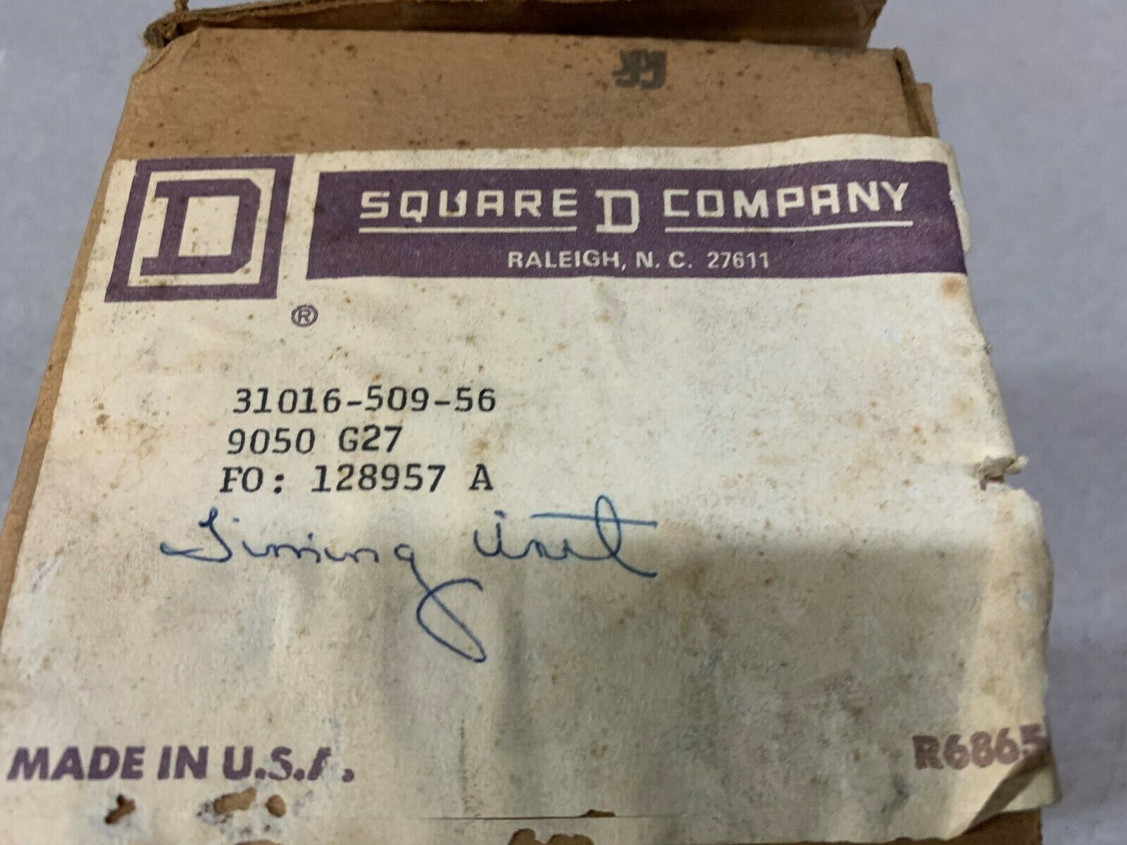 NEW IN BOX SQUARE D RELAY  31016-509-56