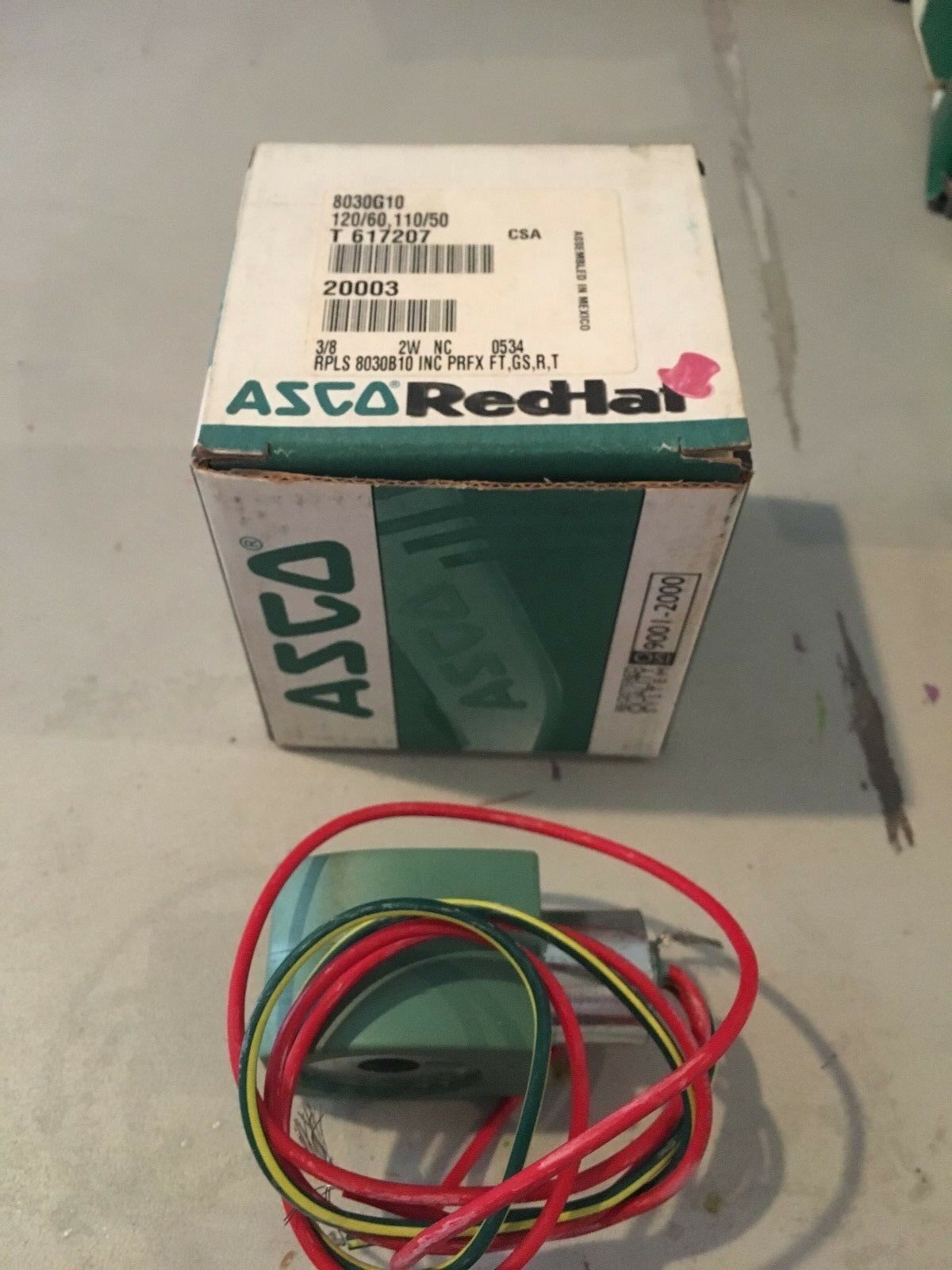 NEW IN BOX ASCO RED HAT VALVE 8030G10