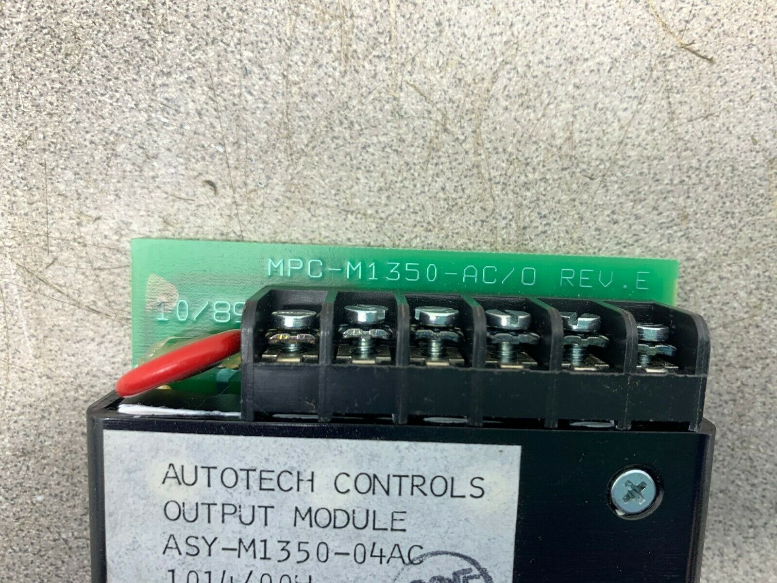 NEW NO BOX AUTOTECH CONTROLS OUTPUT MODULE ASY-M1350-04AC