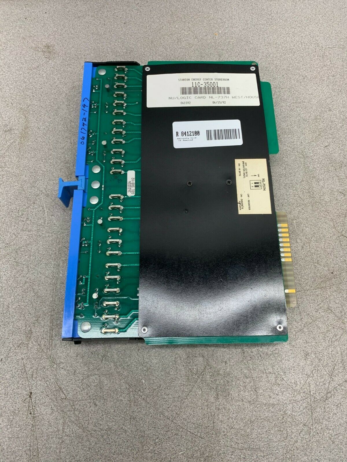 USED WESTINGHOUSE MODULE RELAY BOARD NL-737H