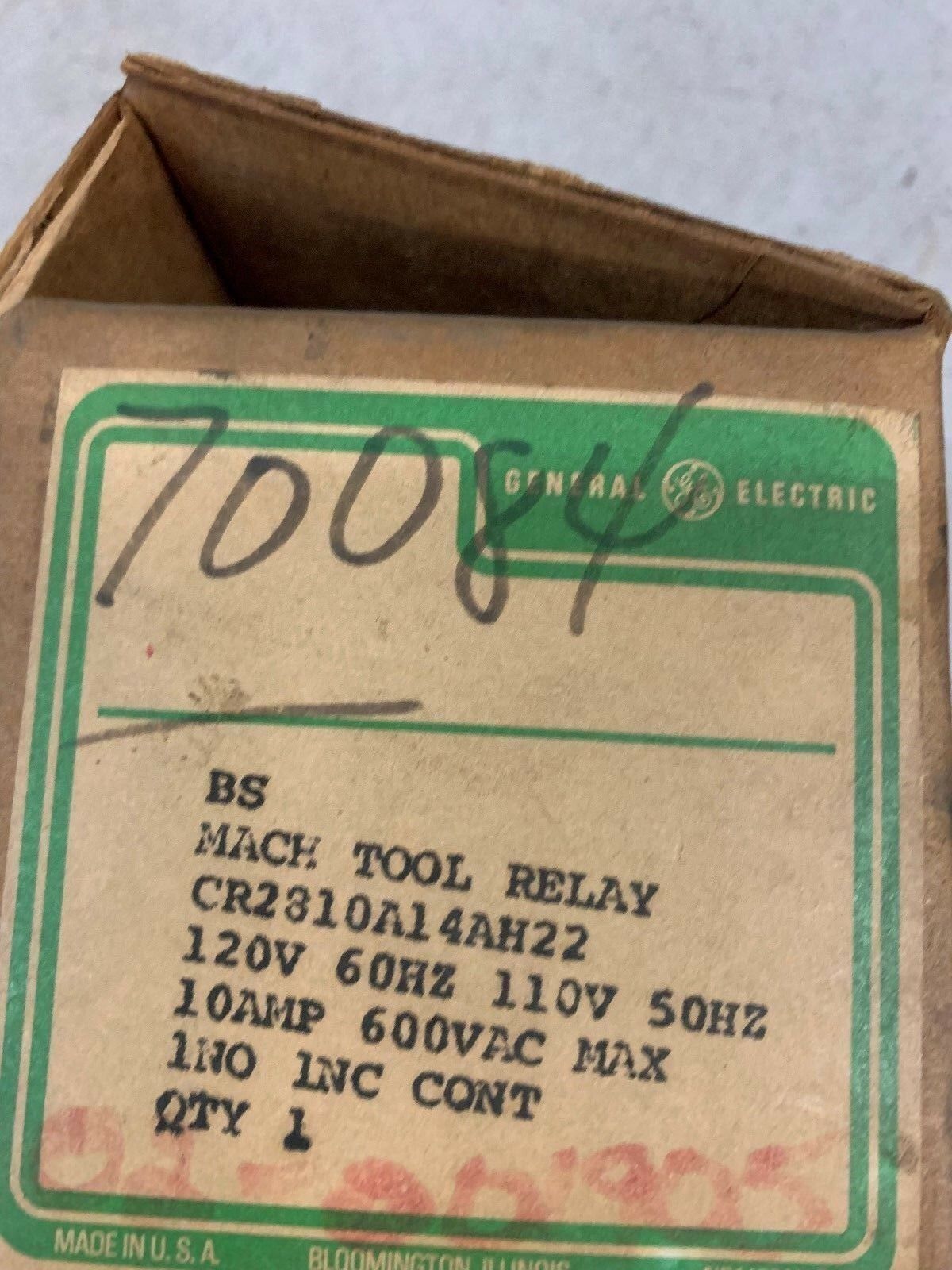 NEW IN BOX GE RELAY CR2810A14AH