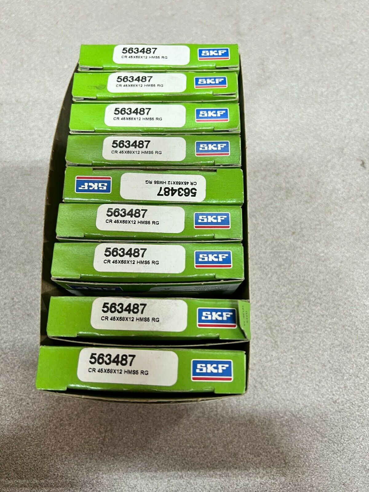 LOT OF 9 NEW IN BOX SKF OILSEAL 563487