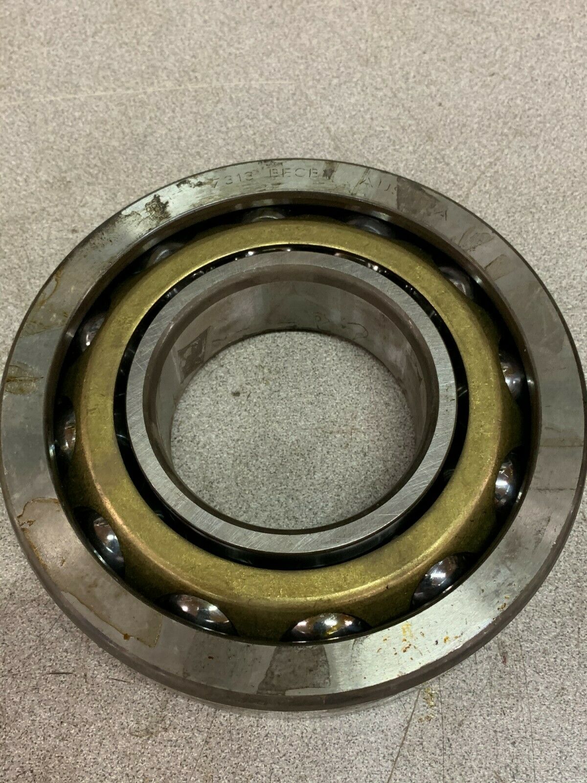 NEW NO BOX SKF ANGUALR CONTACT BALL BEARING 7313 BECBY