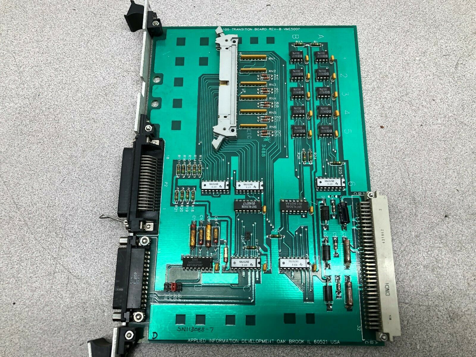 USED APPLIED IFORMATION TRANSITION BOARD VME5000