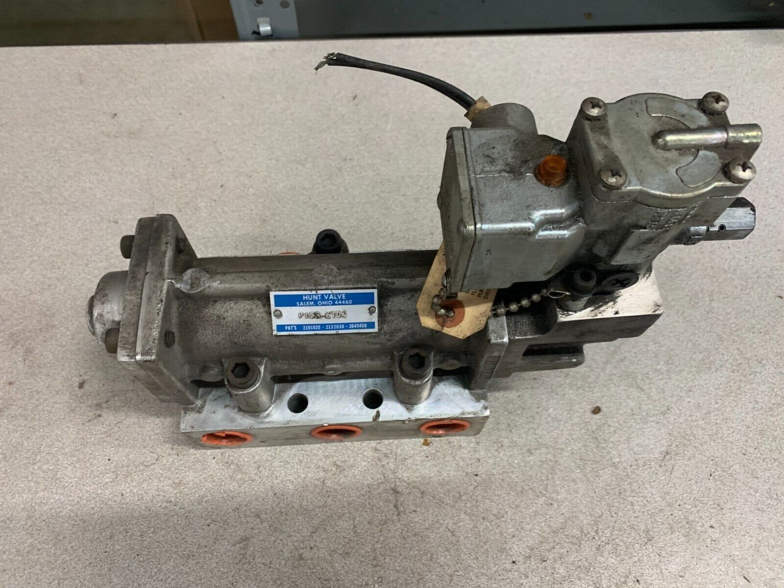 USED HUNT VALVE P155-6104