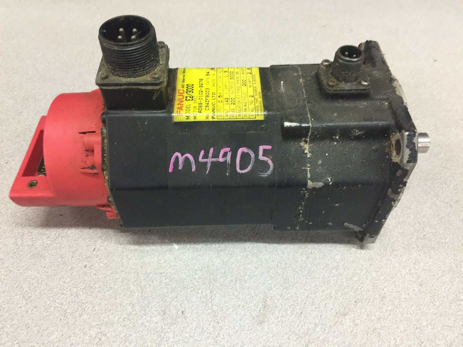 USED FANUC E2/3000 AC SERVO MOTOR AO6B-0102-B278