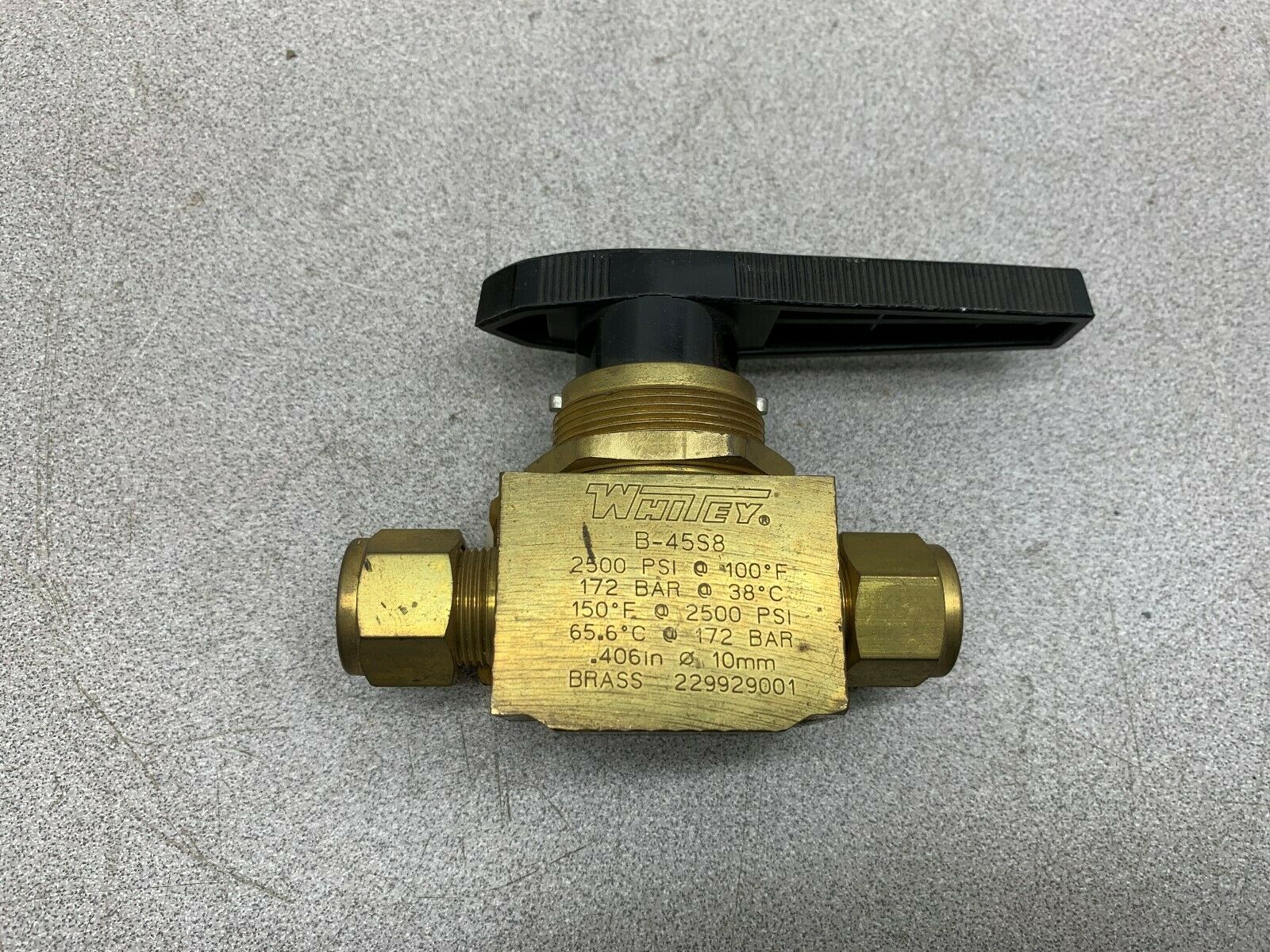 NEW NO BOX WHITEY VALVE B-45S8