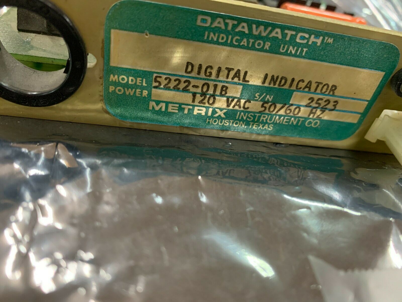 USED DATAWATCH INDICATOR UNIT 5222-01B