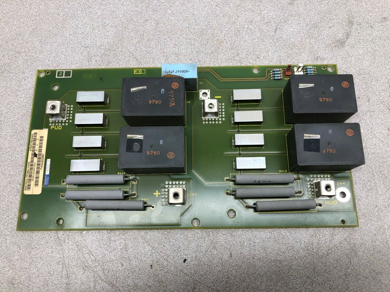 USED SIEMENS PRECHARGE BOARD 6SE7024-7FD84-1HH0