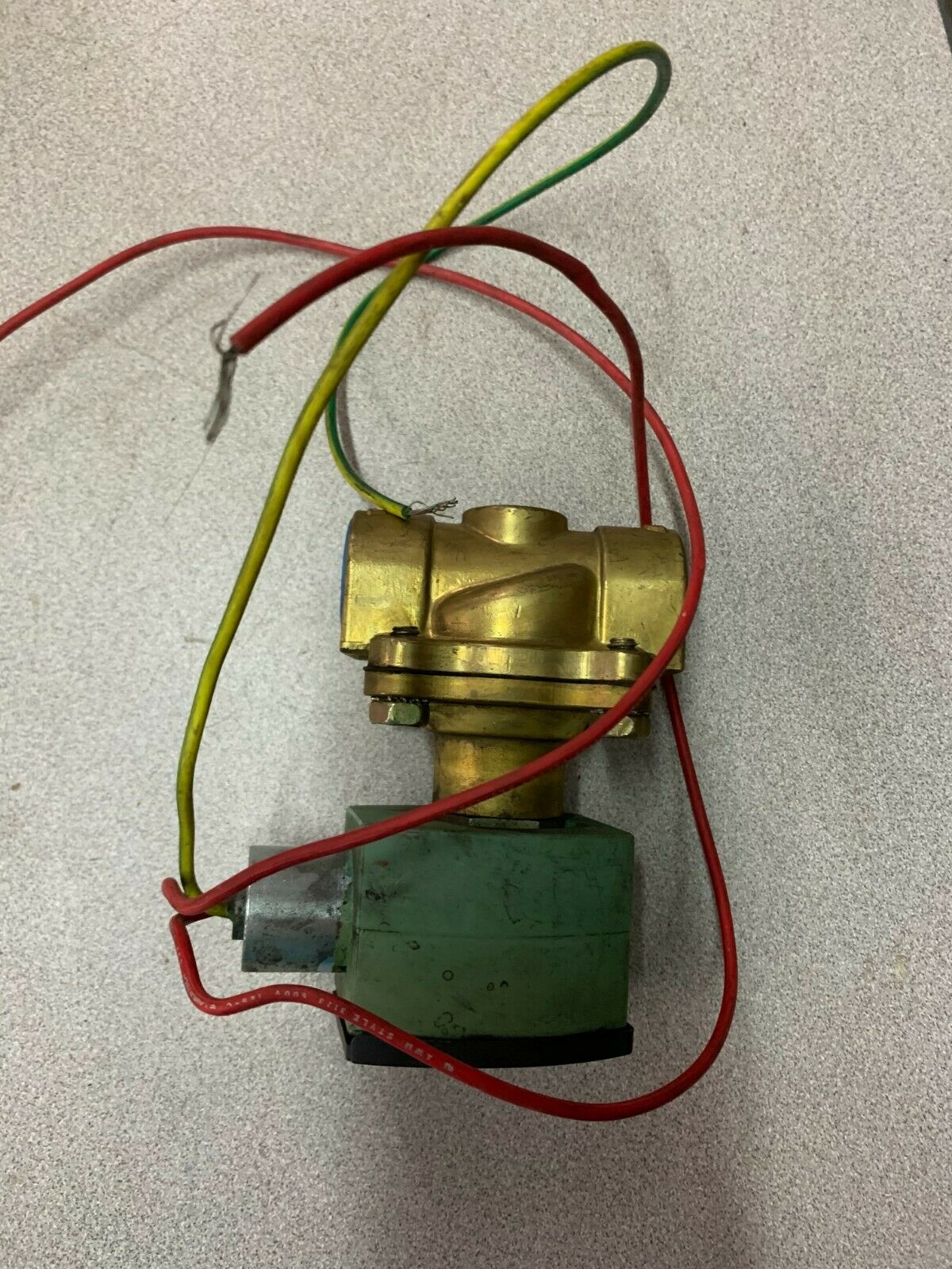 NEW NO BOX ASCO 3/4" SOLENOID VALVE 821CG35