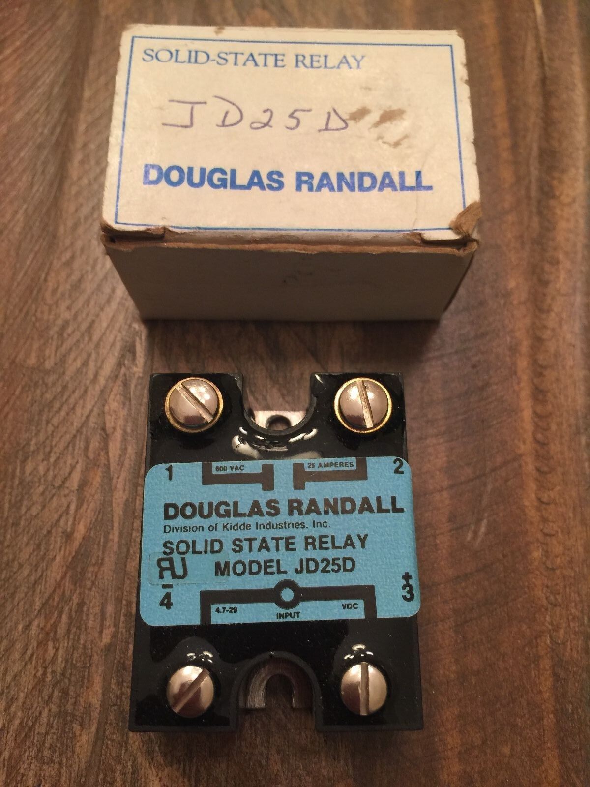 NEW IN BOX DOUGLAS RANDALL SOLID STATE RELAY JD25D