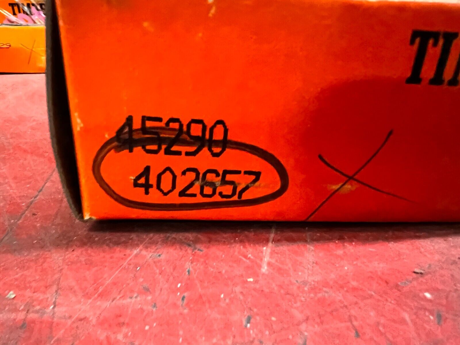 NEW IN BOX TIMKEN ROLLER BEARING 45290