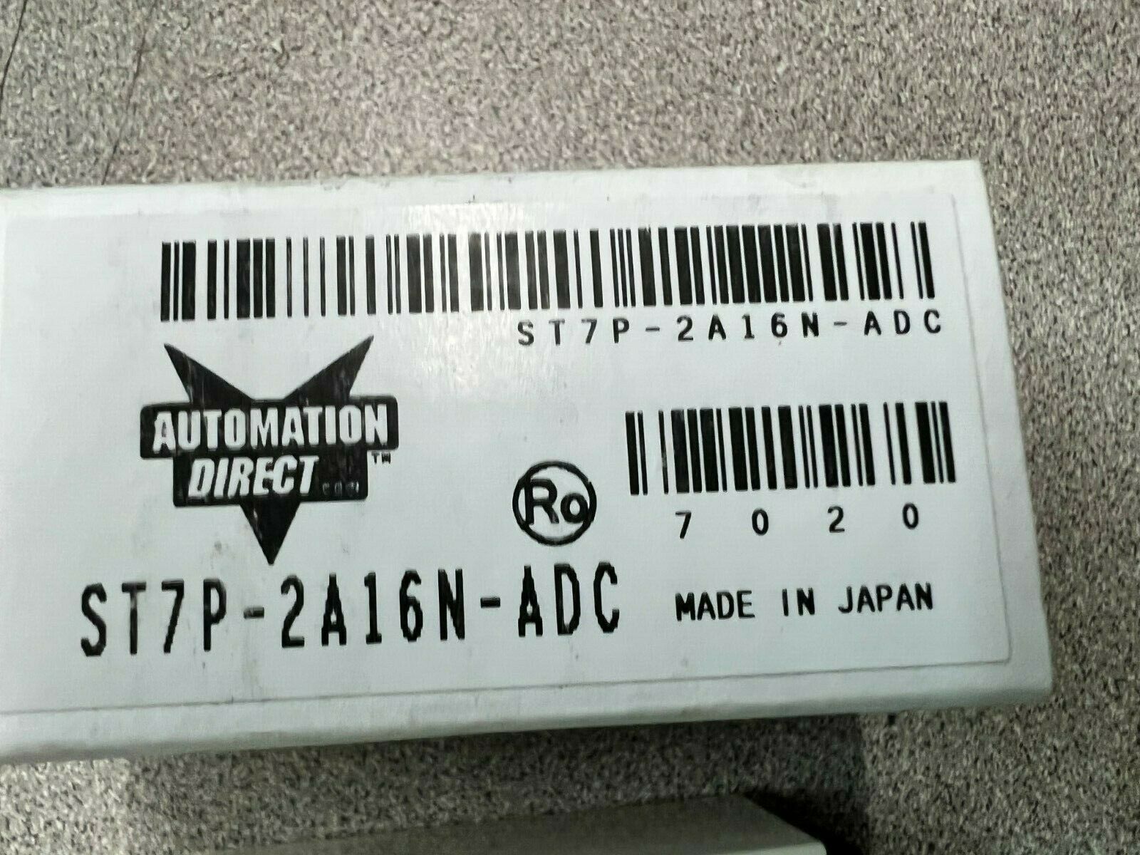 NEW IN BOX AUTOMATION DIRECT TIMING RELAY ST7P-2A16N-ADC