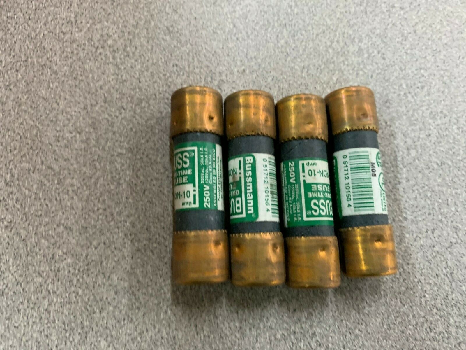 LOT OF 4 NEW IN BOX BUSSMAN FUSE NON-10