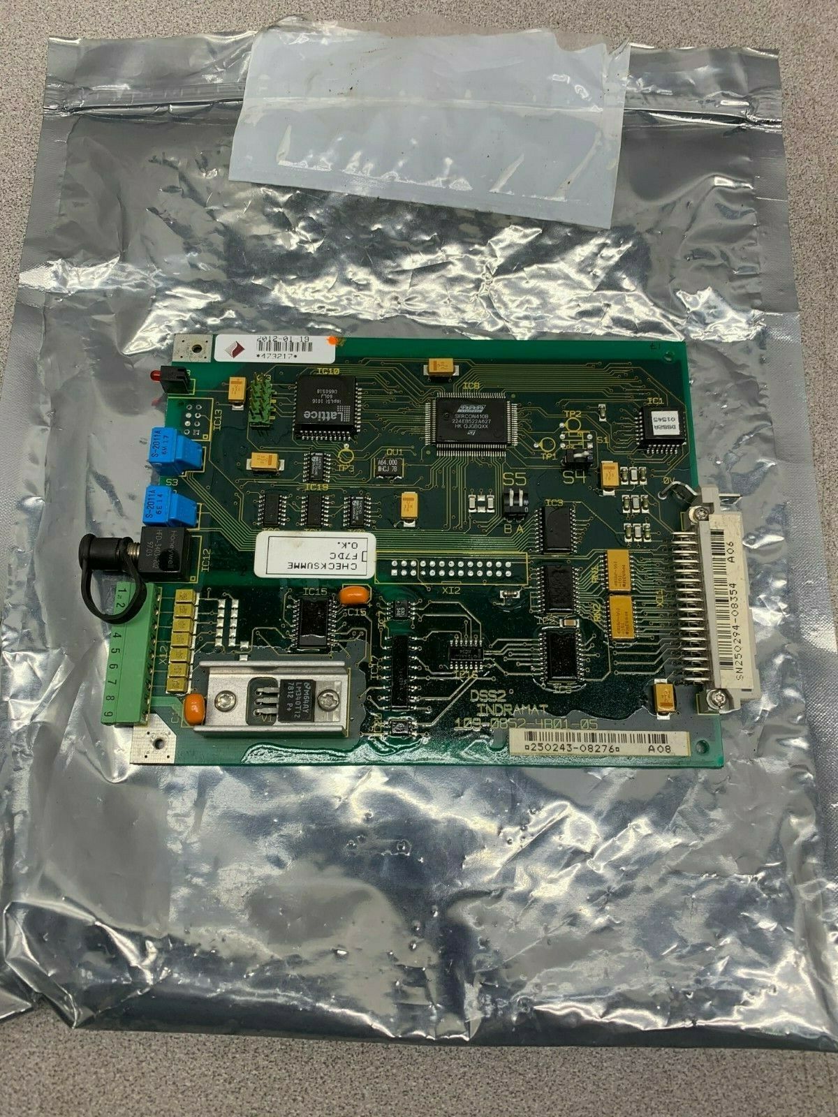 USED INDRAMAT DSS2 CIRCUIT BOARD 109-0852-4B01-05