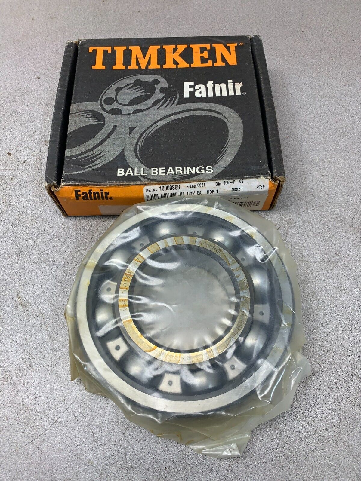 NEW IN BOX TIMKEN 315K RADIAL BALL BEARING 315KC1FS50000