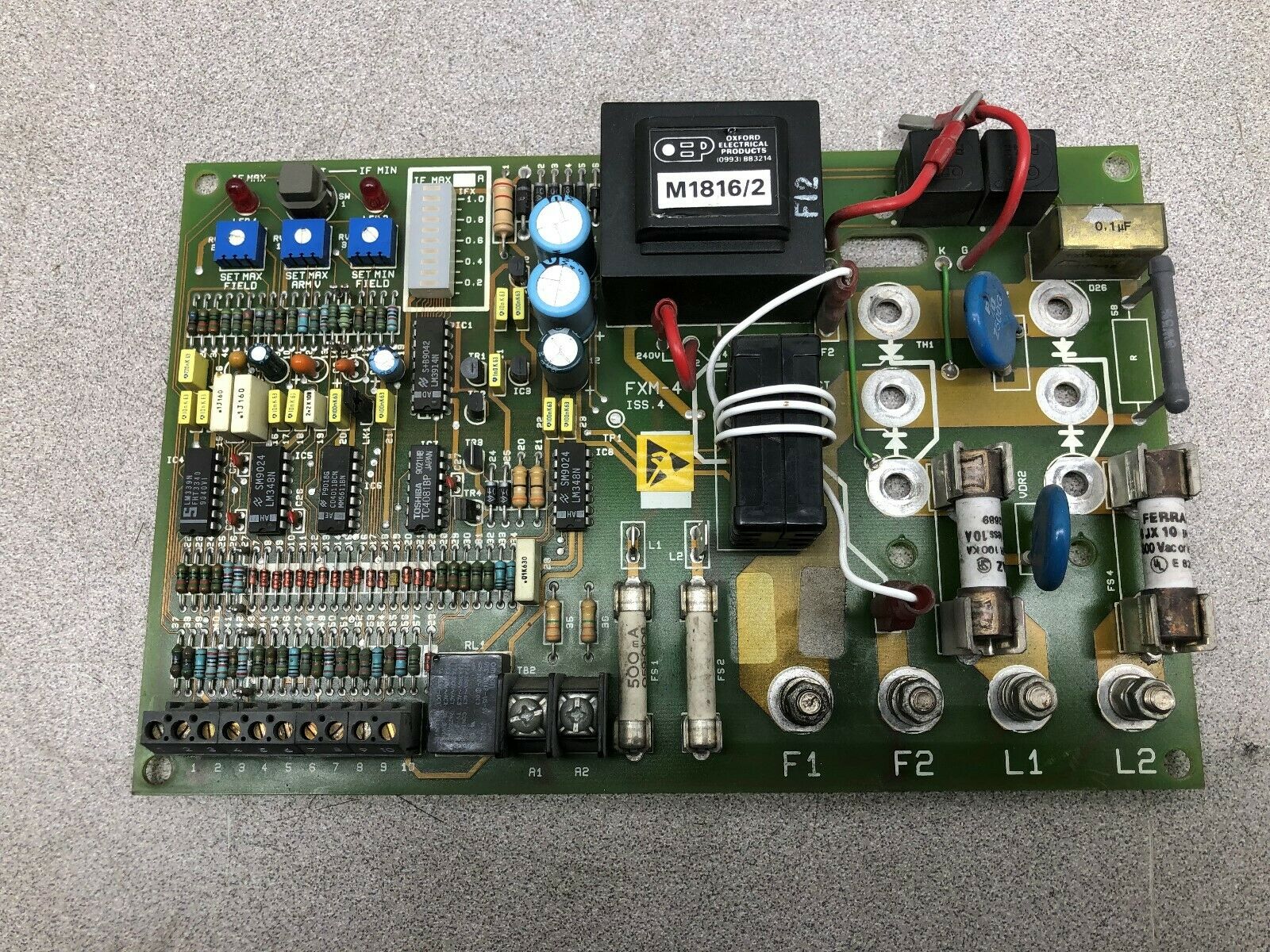 USED OXFORD CIRCUIT BOARD FXM-4