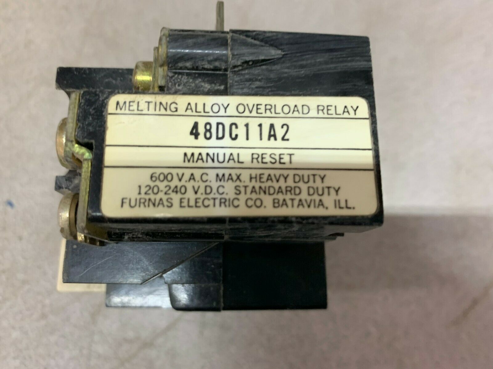 NEW NO BOX FURNAS RELAY 48DC11A2